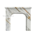 Marble fireplace for sale in Calacatta Gold - Image 1