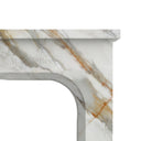 Marble fireplace for sale in Calacatta Gold - Image 5