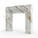 Marble mantelpiece in Calacatta Gold - Image 6