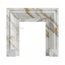 Marble mantelpiece in Calacatta Gold - Image 1