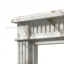 Marble fireplace surround in Calacatta Gold - Image 5