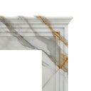 Marble fire surround in Calacatta Gold - Image 8