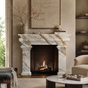 Marble mantel in Calacatta Gold - Image 2