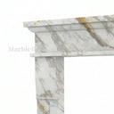 Marble mantel in Calacatta Gold - Image 4