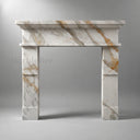 Marble mantel in Calacatta Gold - Image 5