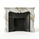 French Marble fireplace in Calacatta Gold - Image 1