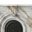 French Marble fireplace in Calacatta Gold - Image 6