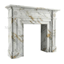 Marble fireplace for sale in Calacatta Gold - Image 5