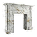 Marble fireplace for sale in Calacatta Gold - Image 5
