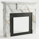 Marble mantelpiece in Calacatta Gold - Image 3