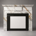 Marble mantelpiece in Calacatta Gold - Image 4