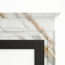 Marble mantelpiece in Calacatta Gold - Image 5