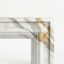Marble fireplace surround in Calacatta Gold - Image 6