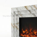 Marble mantelpiece in Calacatta Gold - Image 6