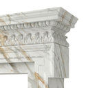 Marble fireplace surround in Calacatta Gold - Image 7