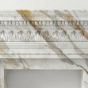 Marble fireplace surround in Calacatta Gold - Image 5