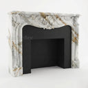 French Marble fireplace in Calacatta Gold - Image 3