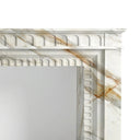 Marble electric fireplace in Calacatta Gold - Image 7