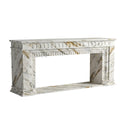 Marble electric fireplace in Calacatta Gold - Image 6