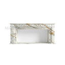 Marble electric fireplace in Calacatta Gold - Image 1