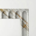 Marble fireplace surround in Calacatta Gold - Image 6