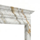 Marble fireplace surround in Calacatta Gold - Image 5
