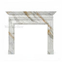 Marble fireplace surround in Calacatta Gold - Image 1