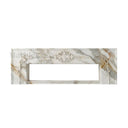 Marble electric fireplace in Calacatta Gold - Image 1