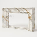 Marble electric fireplace in Calacatta Gold - Image 3