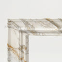 Marble electric fireplace in Calacatta Gold - Image 7