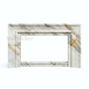 Marble electric fireplace in Calacatta Gold - Image 1