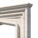 Travertine fireplace in White Travertine - Image 5