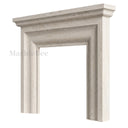Travertine mantel in White Travertine - Image 5