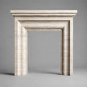 Travertine mantel in White Travertine - Image 2
