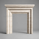 Travertine mantel in White Travertine - Image 2
