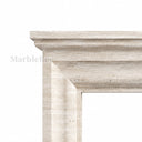 Travertine mantel in White Travertine - Image 7