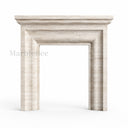 Travertine mantel in White Travertine - Image 4