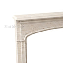 Travertine fireplace in White Travertine - Image 5