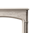 Travertine fireplace in White Travertine - Image 6