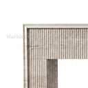 Modern travertine fireplace in White Travertine - Image 7