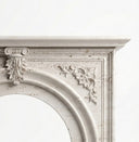 White travertine fireplace in White Travertine - Image 8