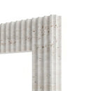 Travertine fireplace in White Travertine - Image 8