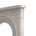 Travertine fireplace in White Travertine - Image 6