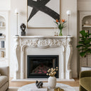 French Marble Fireplace Surround 50" Height