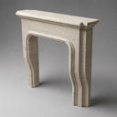 Travertine fireplace in White Travertine - Image 2