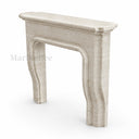 Travertine fireplace in White Travertine - Image 3