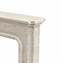 Travertine fireplace in White Travertine - Image 5