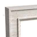 Travertine fireplace in White Travertine - Image 7