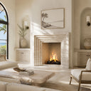 Travertine fireplace in White Travertine - Image 1