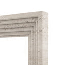 Travertine fireplace in White Travertine - Image 6